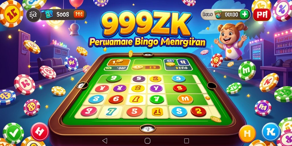 Tampilan gameplay Bingo seru di aplikasi 999ZK.