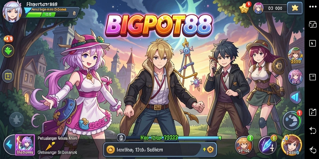 Tampilan gameplay <strong>BIGPOT88</strong> yang menakjubkan dan mendebarkan.