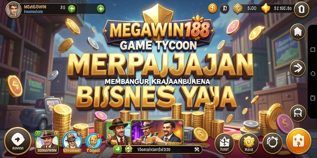 Tangkapan layar gameplay MEGAWIN188 yang menunjukkan strategi bisnis.