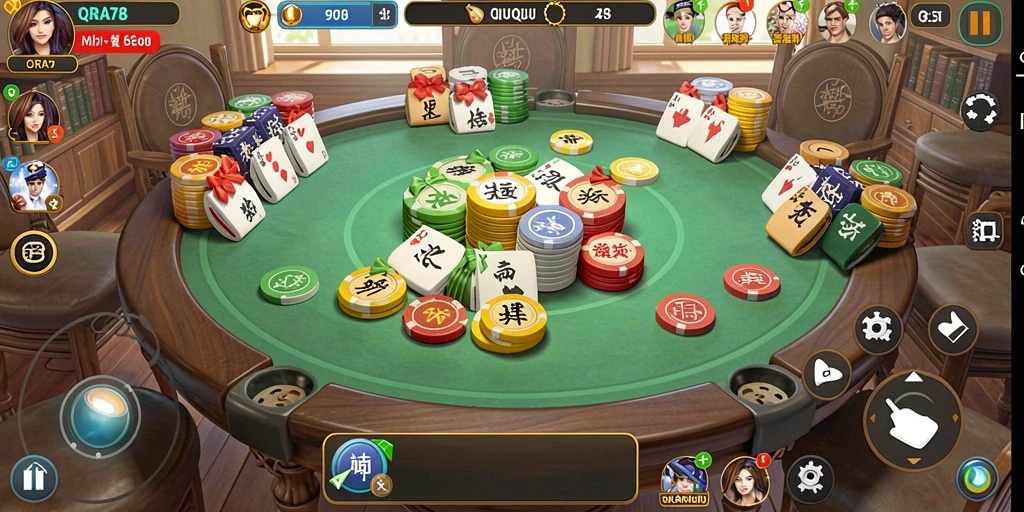 Tangkapan layar dari gameplay seru ORA78 dalam kategori QiuQiu.